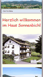 Mobile Screenshot of haus-sonnenbichl.de